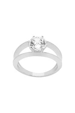 ANILLO DOUBLE SILVER