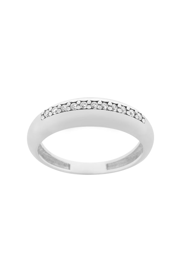 ANILLO BOMBÉ SHINE SILVER