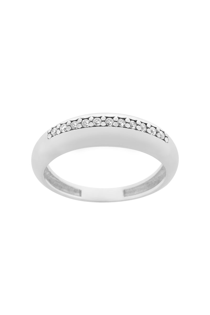 ANILLO BOMBÉ SHINE SILVER