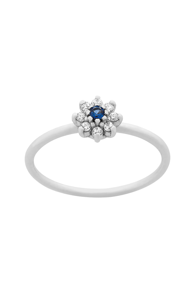 
                  
                    Anillo Margherita Blue Silver
                  
                