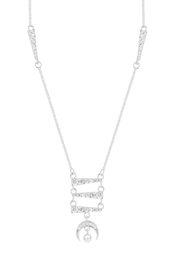 COLLAR MOON SILVER