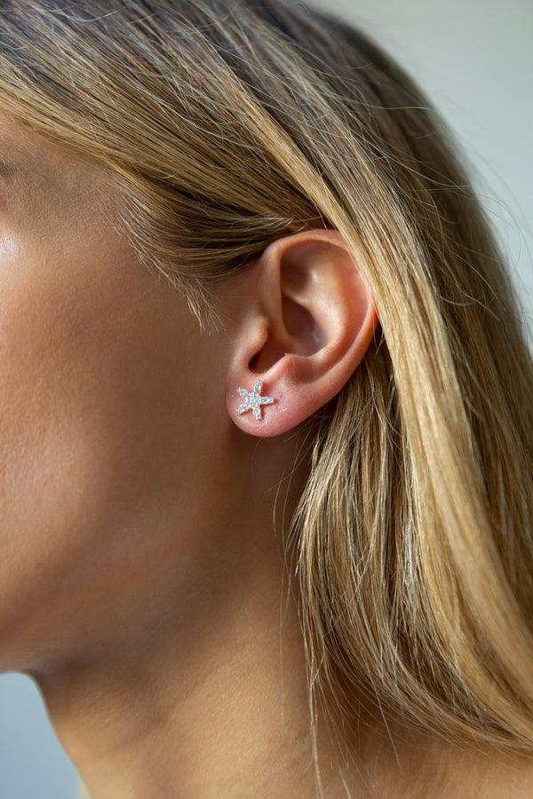 PENDIENTES STAR PLATA